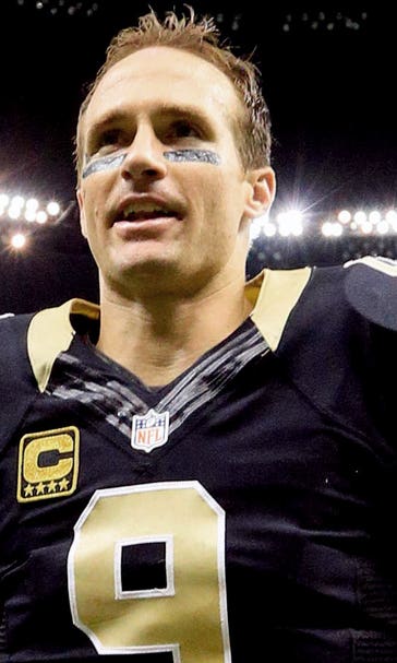 Drew Brees spent the first half of Week 8 breaking records